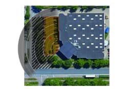 AXIS D2050-VE from Axis Communications - dimension diagram showing mounting measurements