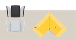 AXIS D2123-VE from Axis Communications - dimension diagram showing mounting measurements