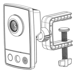 AXIS M1054 from Axis Communications - dimension diagram showing mounting measurements (view 14)