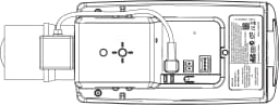 AXIS Q1604-E from Axis Communications - dimension diagram showing mounting measurements (view 11)