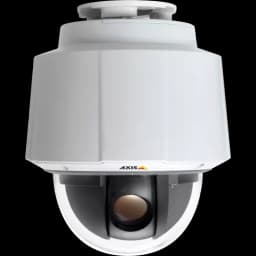 IP Camera AXIS Q6045 Mk II has enhanced intelligent video and audio and I/O- The camera is viewed from it´s front from AXIS COMMUNICATIONS