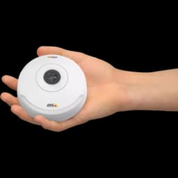 Human hand holding IP camera AXIS M3048-P. from AXIS COMMUNICATIONS
