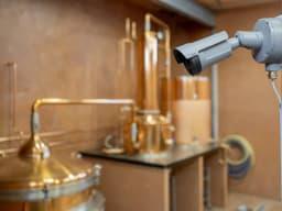 AXIS Q1961-XTE from AXIS COMMUNICATIONS - Explosion-Protected Thermal Camera viewed in an industrial manufacturing environment