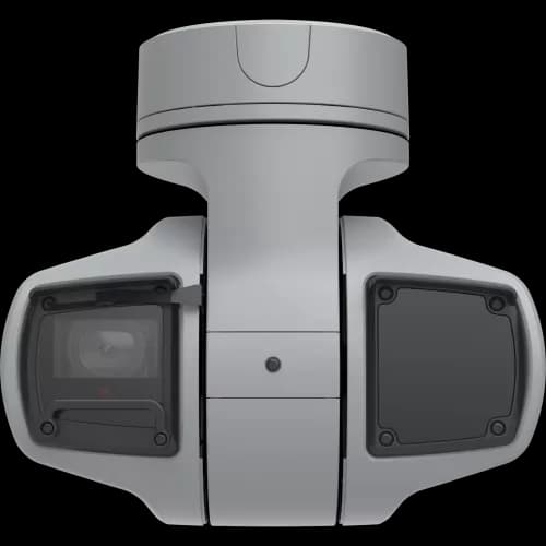 IP Camera AXIS Q6215-LE has 1/2" sensor for high dynamic range. The camera is viewed from it´s hanging front. from AXIS COMMUNICATIONS