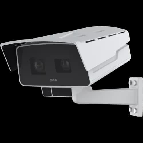 White AXIS P1518-LE Box Camera viewed from its left angle from AXIS COMMUNICATIONS