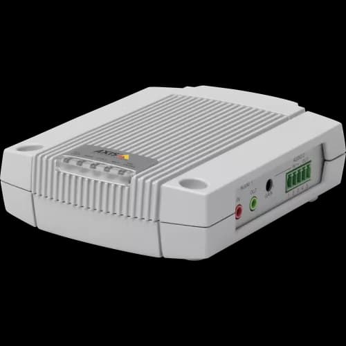 AXIS P8221 from AXIS COMMUNICATIONS - Network I/O Audio Module, viewed from its left angle