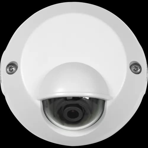 AXIS M3114-VE from AXIS COMMUNICATIONS - IP Camera has a flat, discreet design. The camera is viewed from its front.